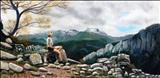 A Day in the Pyrenees by John Rowland, Painting, Acrylic on canvas