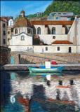 Bosa by John Rowland, Painting, Pastel on Paper