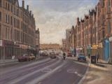 Glasgow Saltmarket by John Rowland, Painting, Pastel
