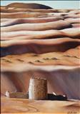 Liwa Watch Tower by John Rowland, Painting, Oil on Linen