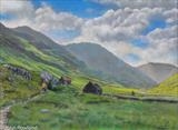 Passing through Kintail by John Rowland, Painting, Pastel