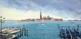 San Giorgio Study by John Rowland, Painting, Pastel