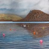 The Buoys of Loch Lomond by John Rowland, Painting, Pastel