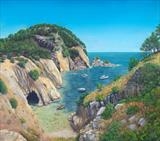 Tranquil Cove by John Rowland, Painting, Pastel