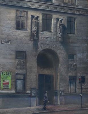 235 Sauchiehall Street by John Rowland, Painting, Pastel