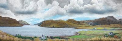 Loch Seafort by John Rowland, Painting, Pastel