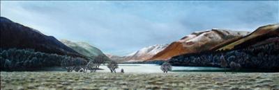 Loch Voil by John Rowland, Painting, Acrylic on canvas